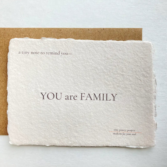 You Are Family: Lift Me Up! Card
