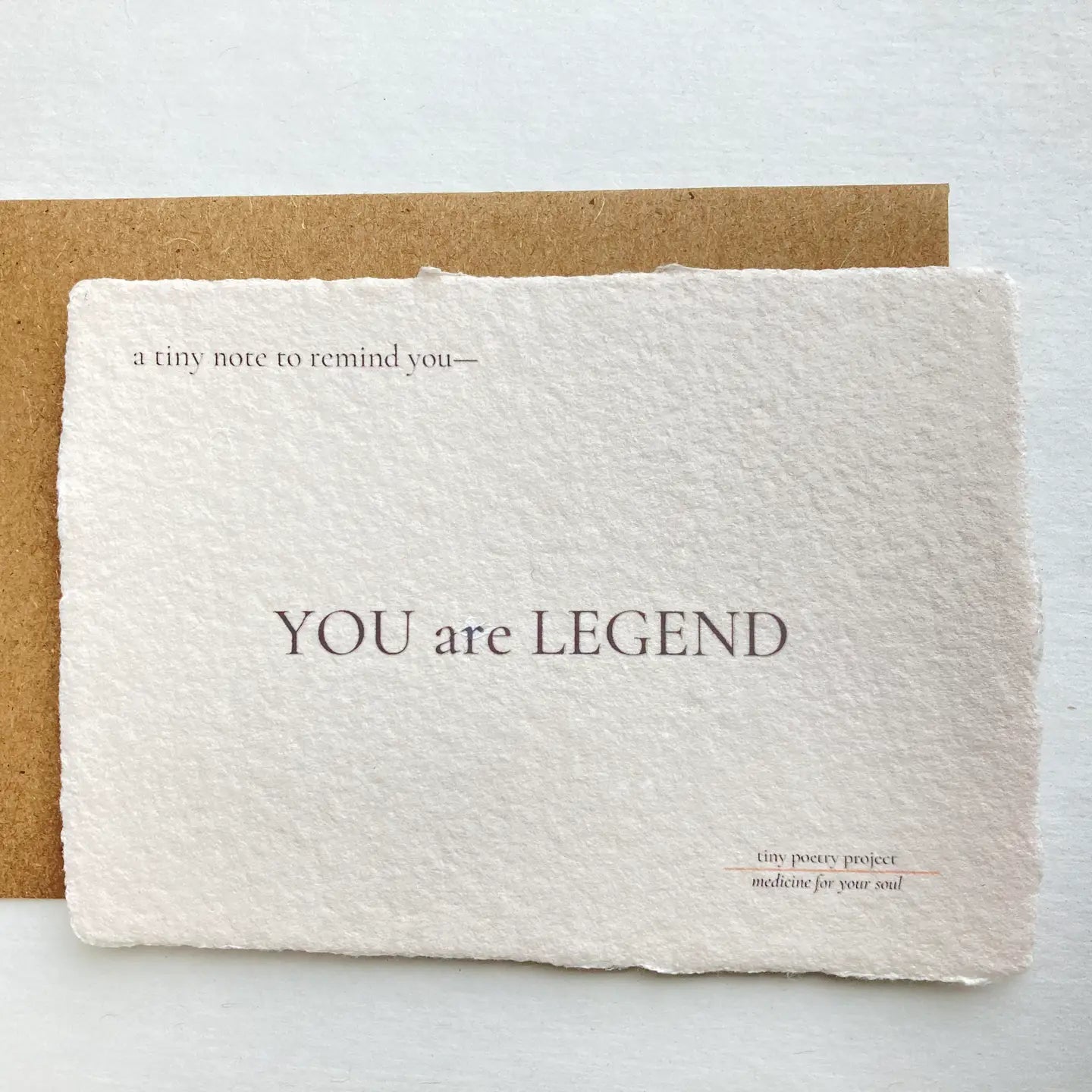 You Are Legend: Lift Me Up! Card