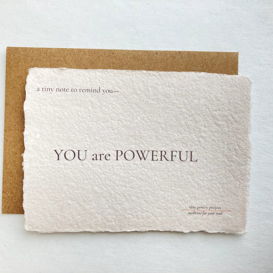 You Are Powerful: Lift Me Up! Card
