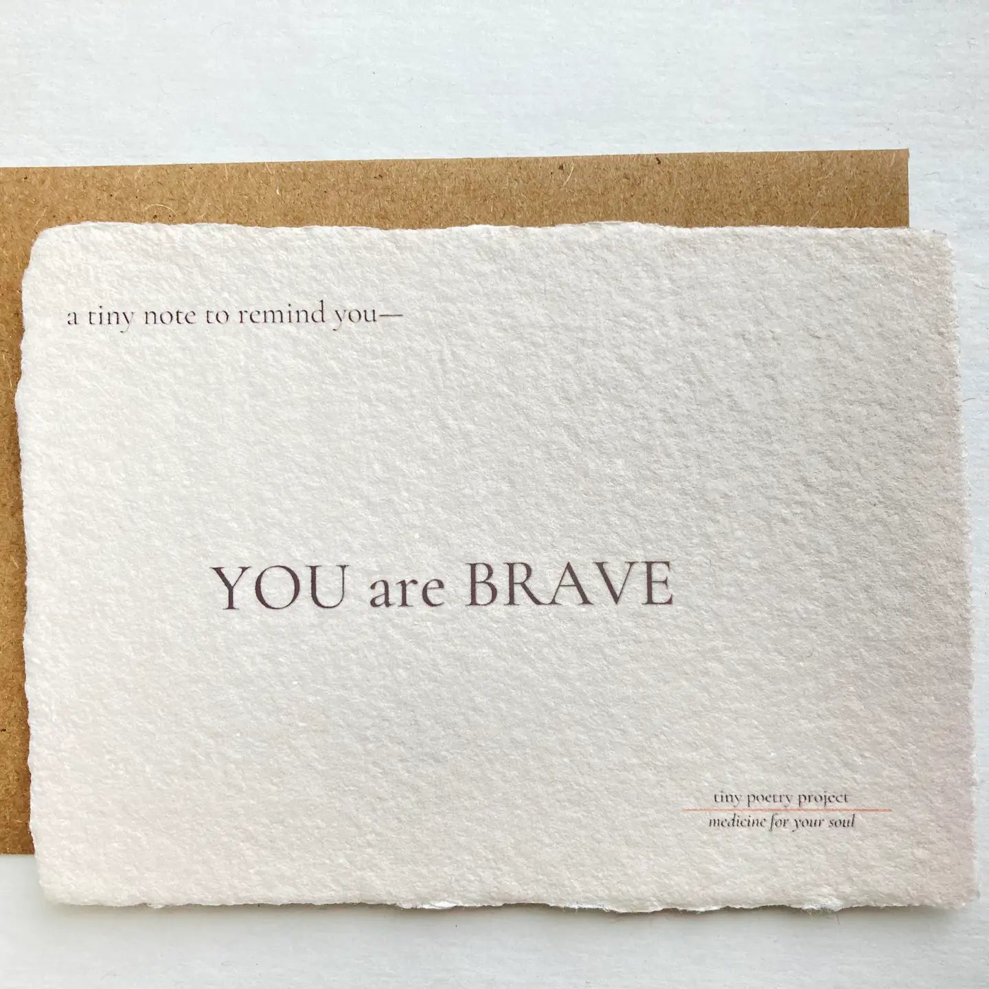 You Are Brave: Lift Me Up! Card