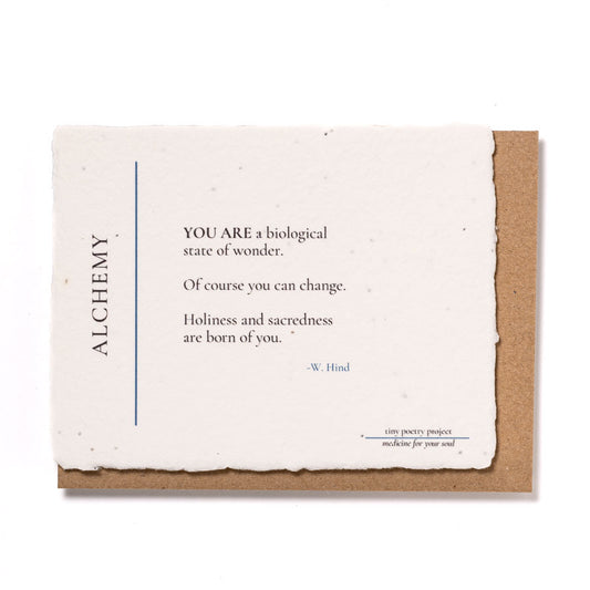 Alchemy: Plantable Wildflower Greeting Card