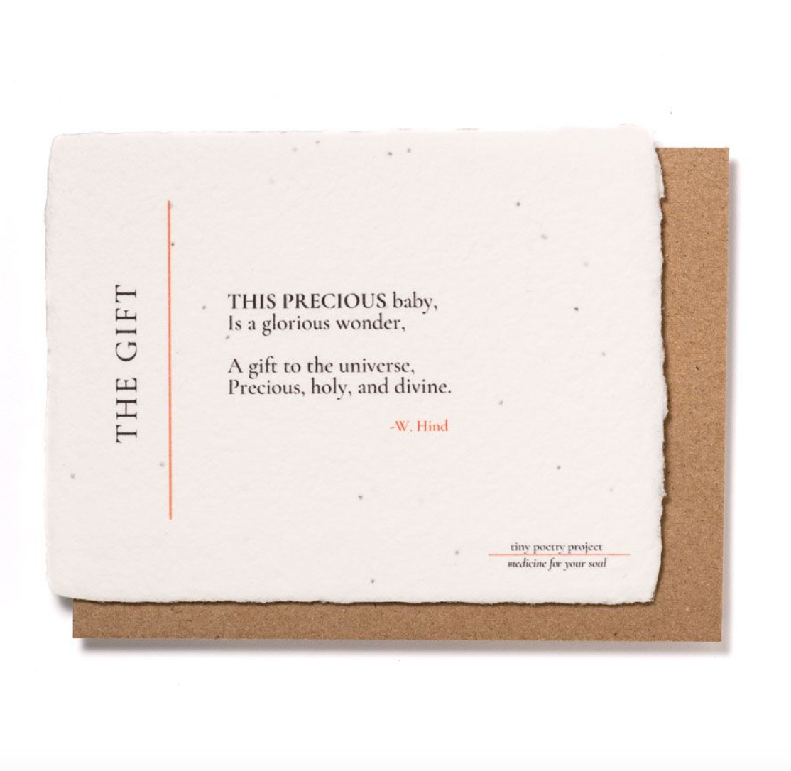 The Gift: Plantable Card For Baby/Parents