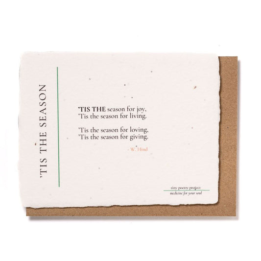 Tis The Season: Plantable Wildflower Christmas Card