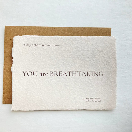 You Are Breathtaking: Lift Me Up! Card