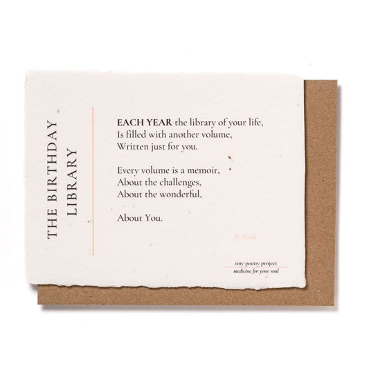 Birthday Library: Plantable Wildflower Birthday Card