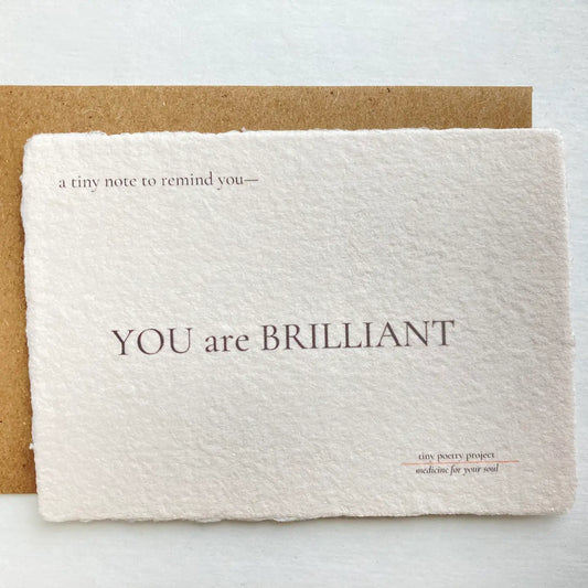 You Are Brilliant: Lift Me Up! Card