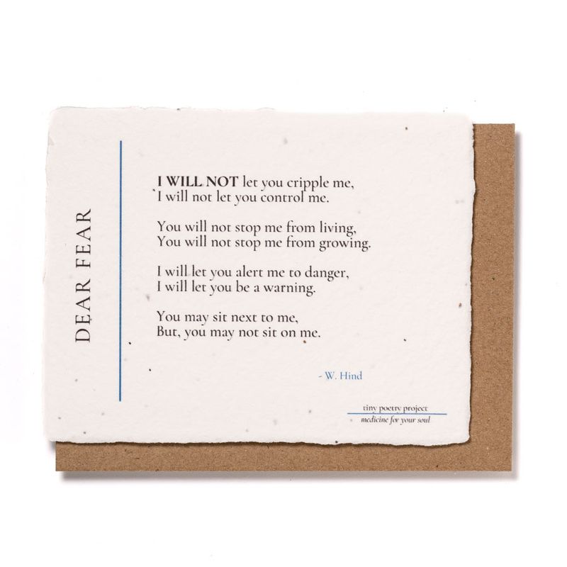 Dear Fear: Plantable Wildflower Birthday Card