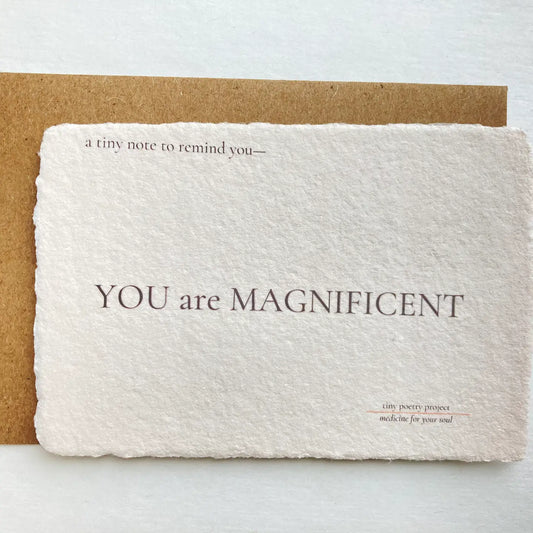 You Are Magnificent: Lift Me Up! Card