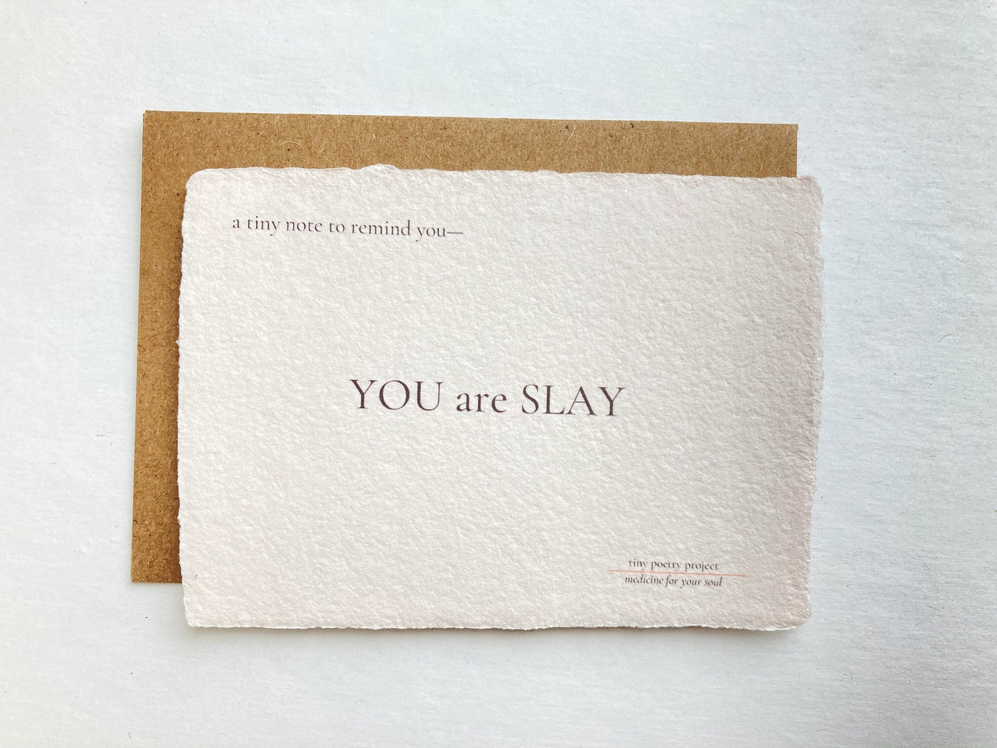 You Are Slay: Lift Me Up! Card