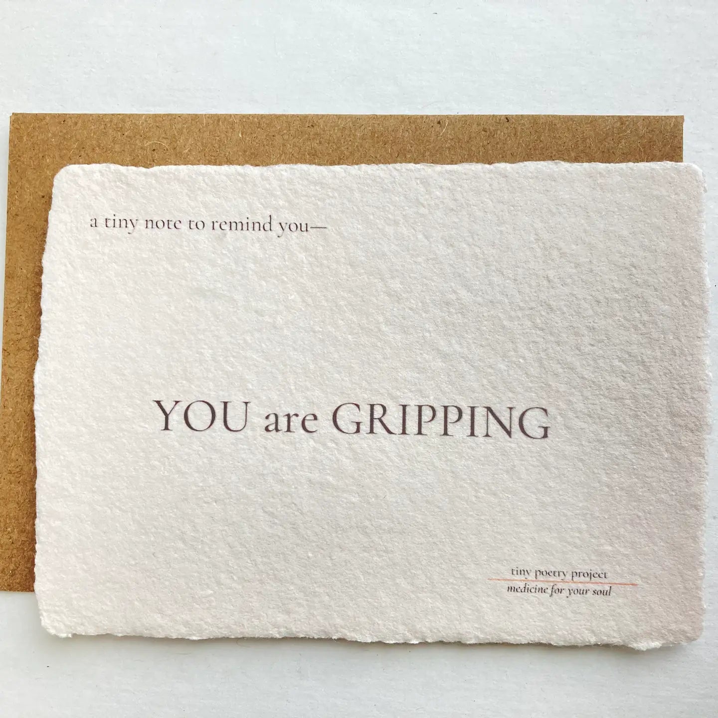 You Are Gripping: Lift Me Up! Card