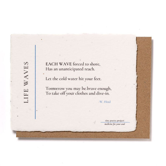 Life Waves: Plantable Wildflower Greeting Card