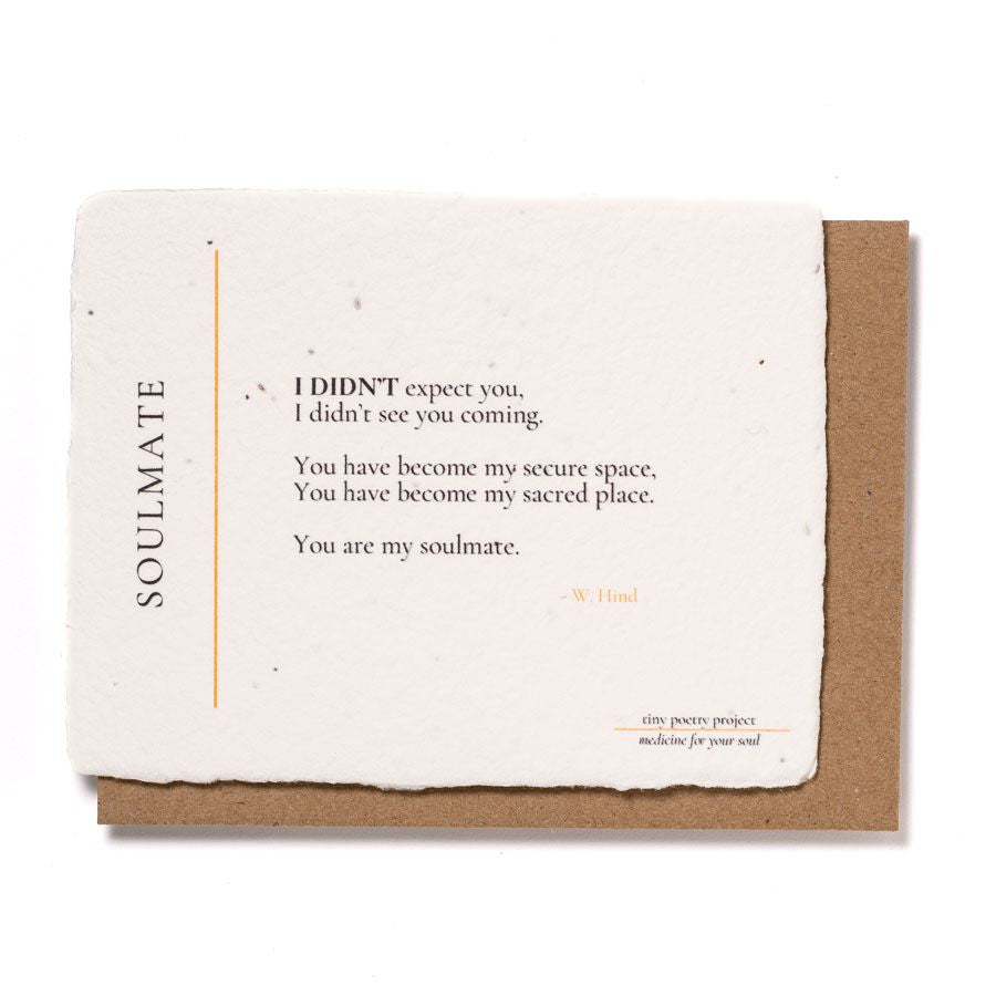 Soulmate: Valentine's Day Plantable Card