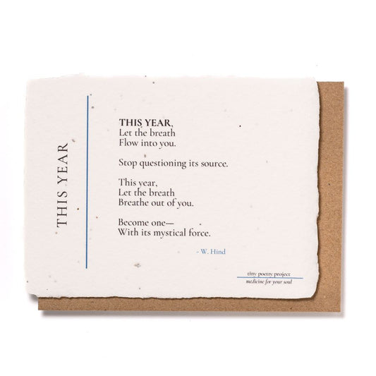 This Year: Plantable Wildflower Birthday Card