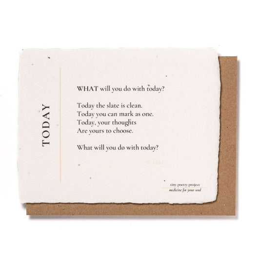 Today: Plantable Wildflower Greeting Card