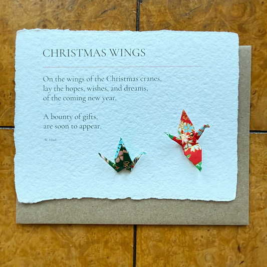 Christmas Wings: Plantable Wildflower Christmas Card