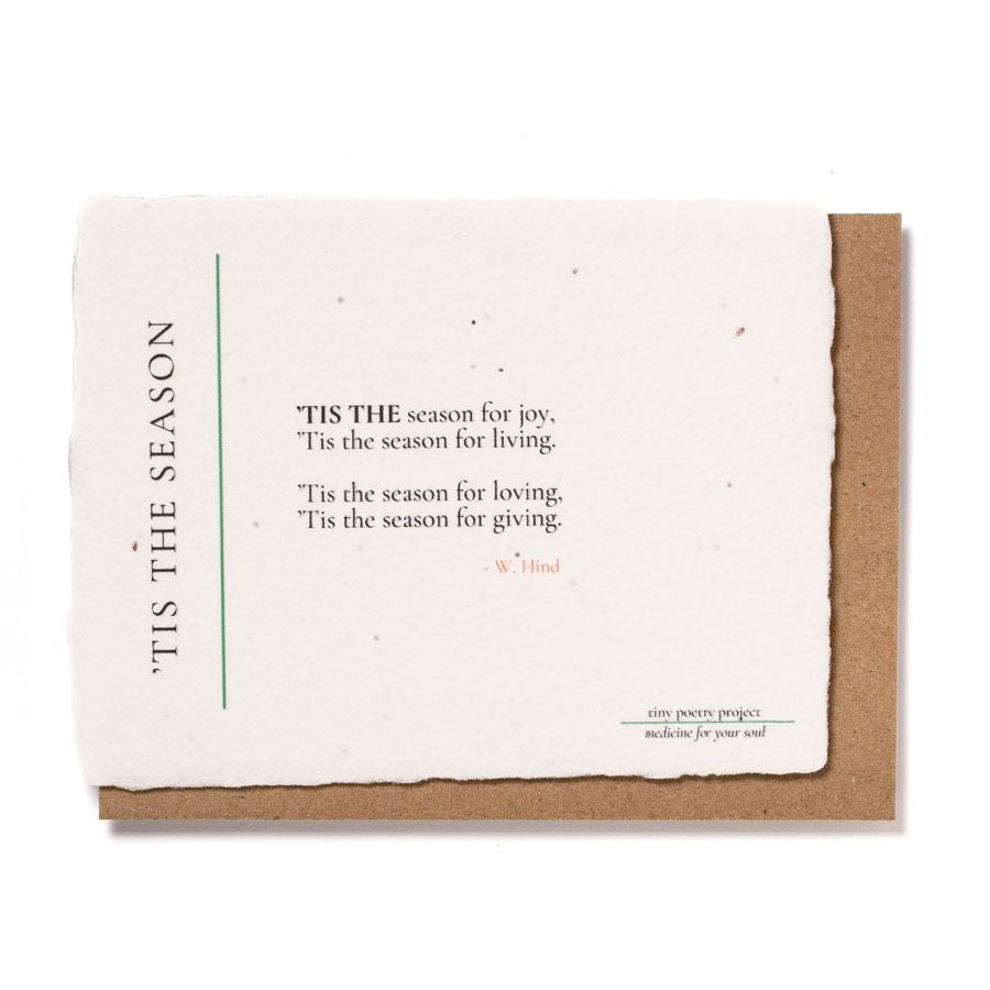 Tis The Season: Plantable Wildflower Christmas Card